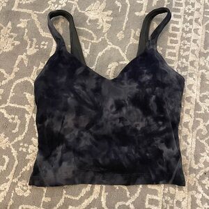 lululemon athletica diamond dye Black Tank Top